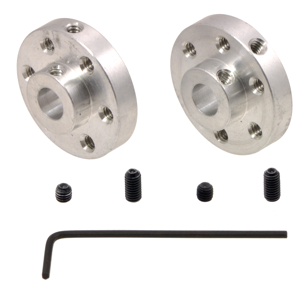 Nav för robothjul ø6mm - 2-pack