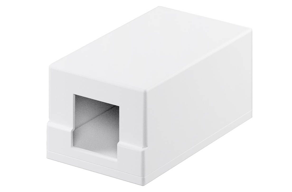 Väggdosa för 1x Keystone modul