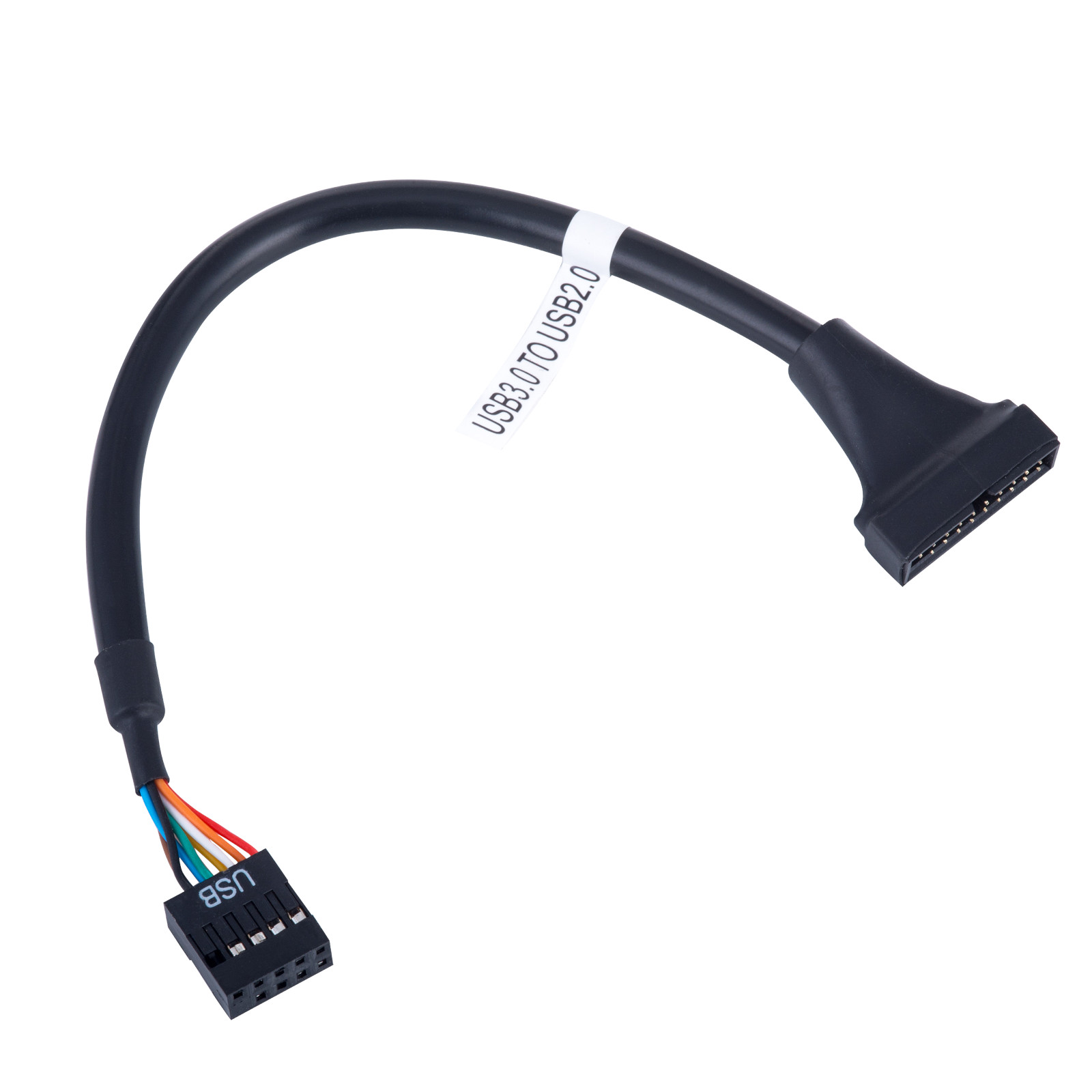 Adapterkabel USB 9-pin hona till USB 19-pin hane