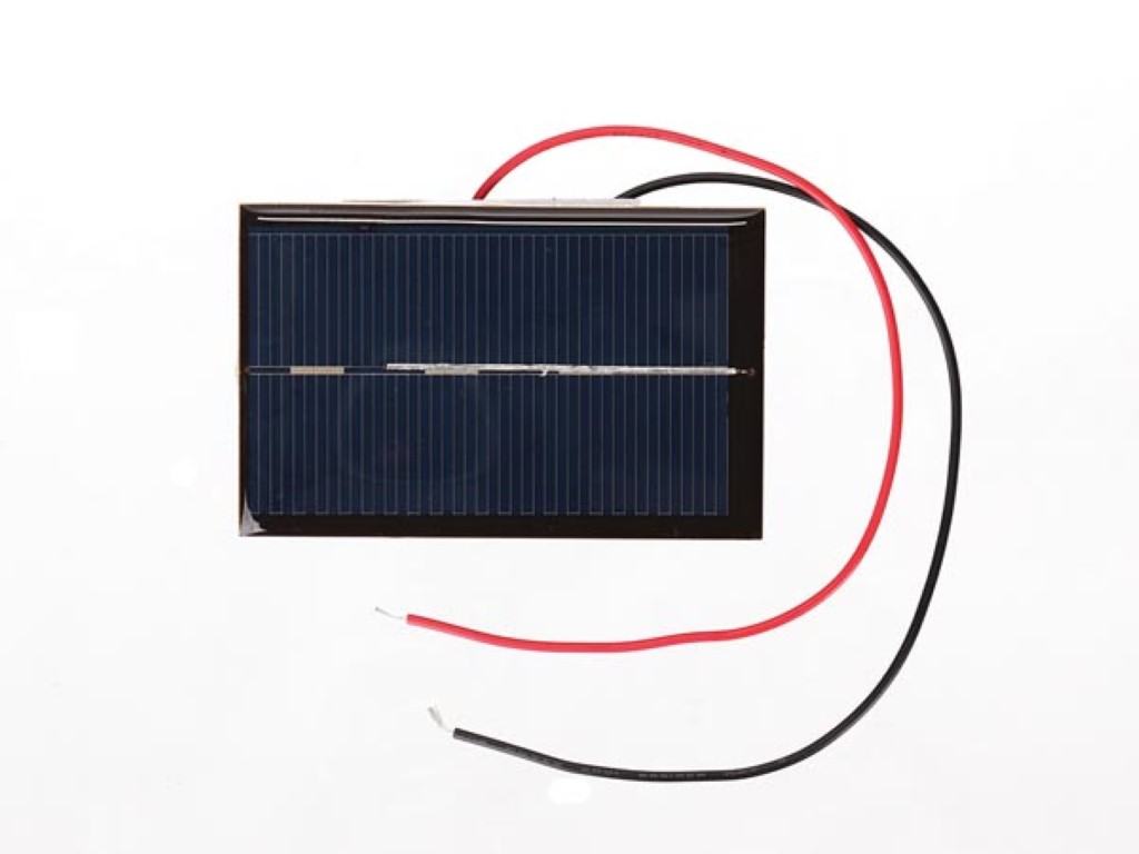 Polykristallin solcell 0.5V 800mA 0.4W