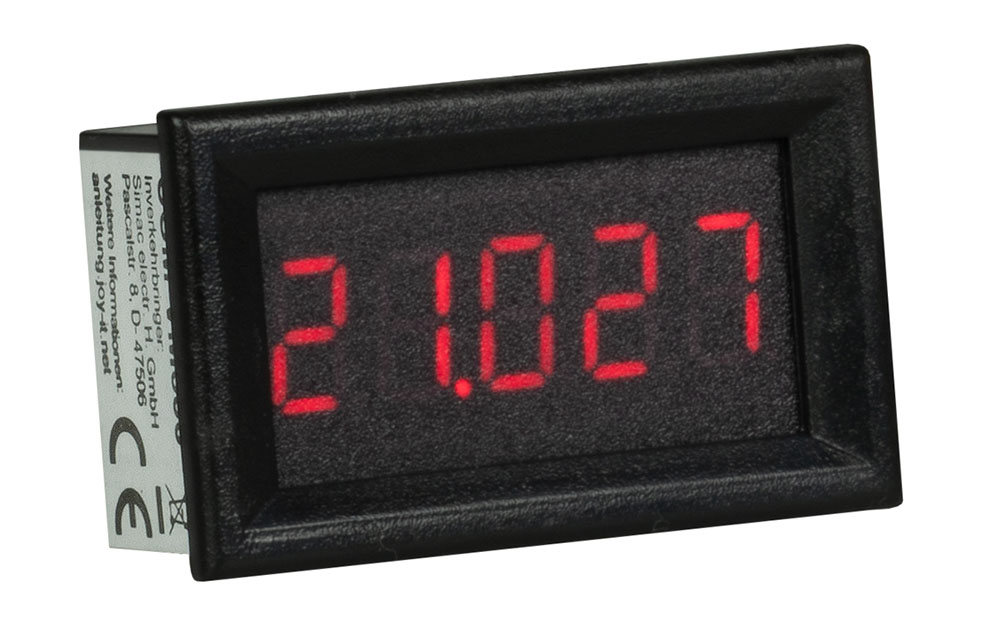 Panelinstrument 0-33VDC 5-siffror LED