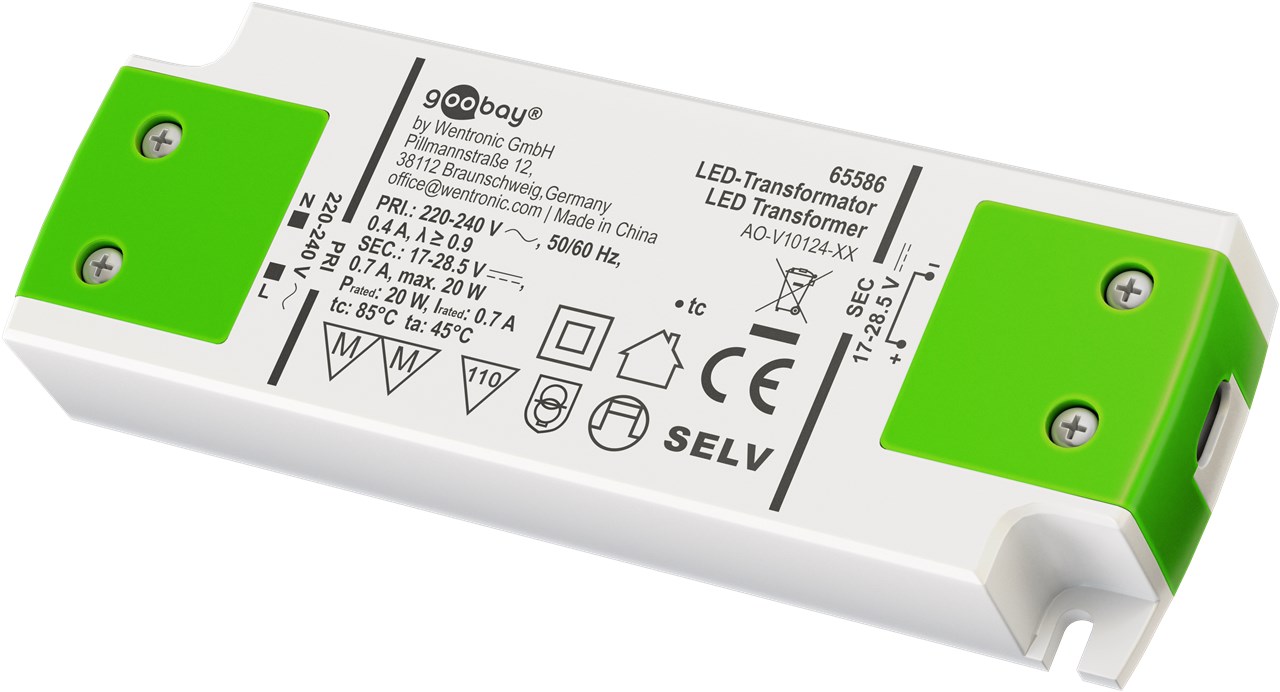 LED drivdon 700mA 20W - CC