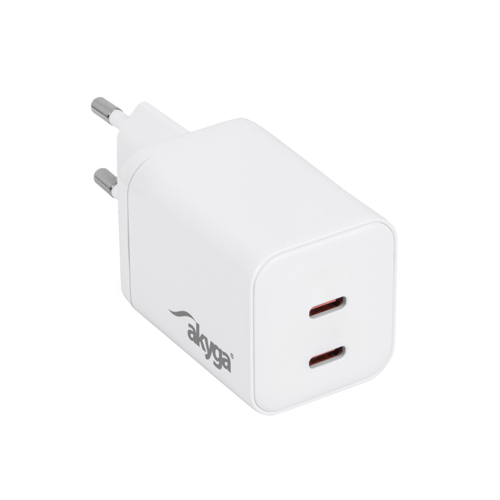 Dual USB-C PD GaN laddare 45W