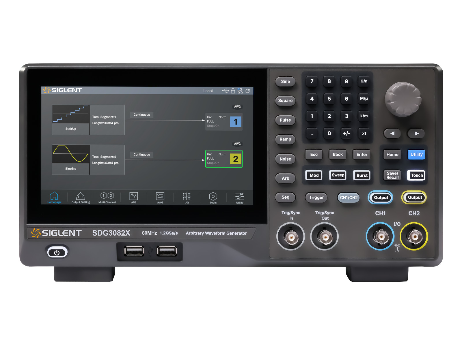 Funktionsgenerator 2-kan 80 MHz SDG3082X