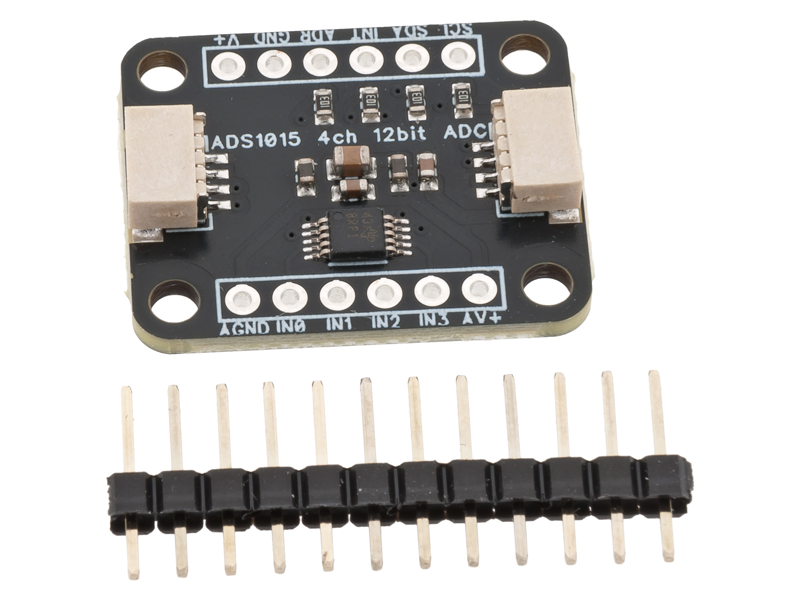 ADC AD-omvandlare 4-kanal 12-bit med PGA och Qwiic
