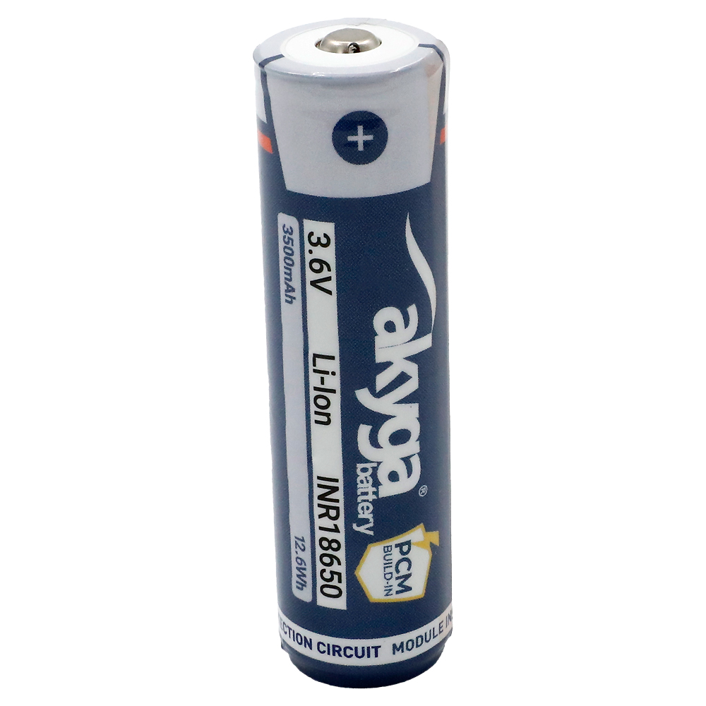 Batteri Li-Ion 18650 cell 3.7V 3500mAh med skyddskrets