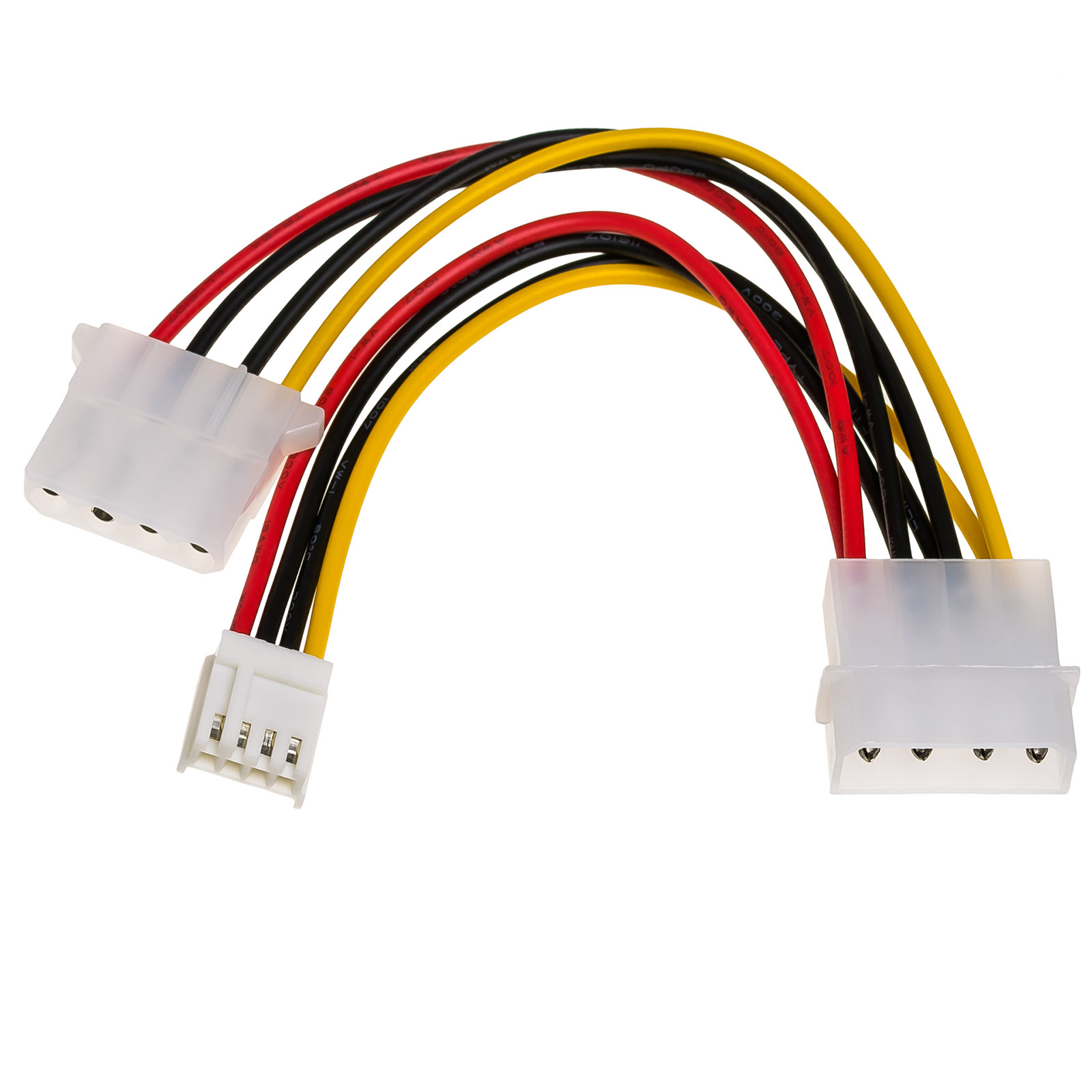 Adapterkabel 2x Molex till mini Molex hona 0.15m