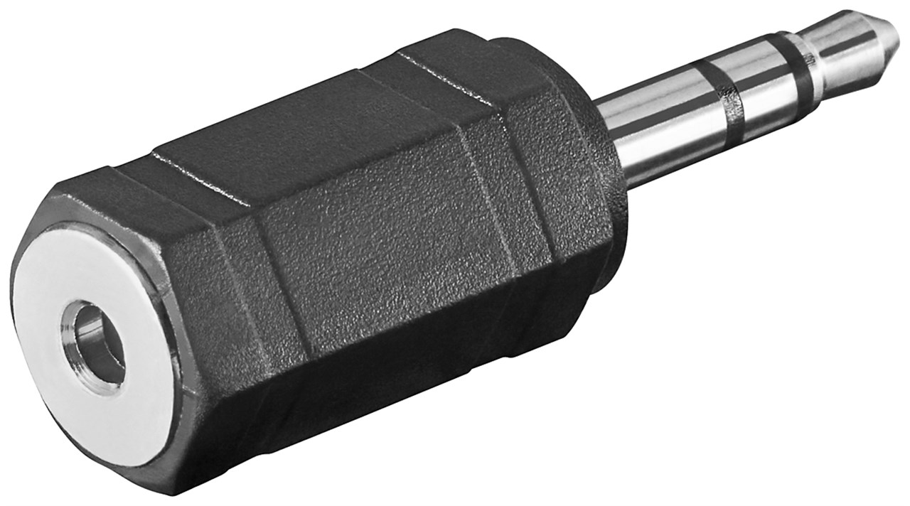 3.5mm hane till 2.5mm hona 3-pol