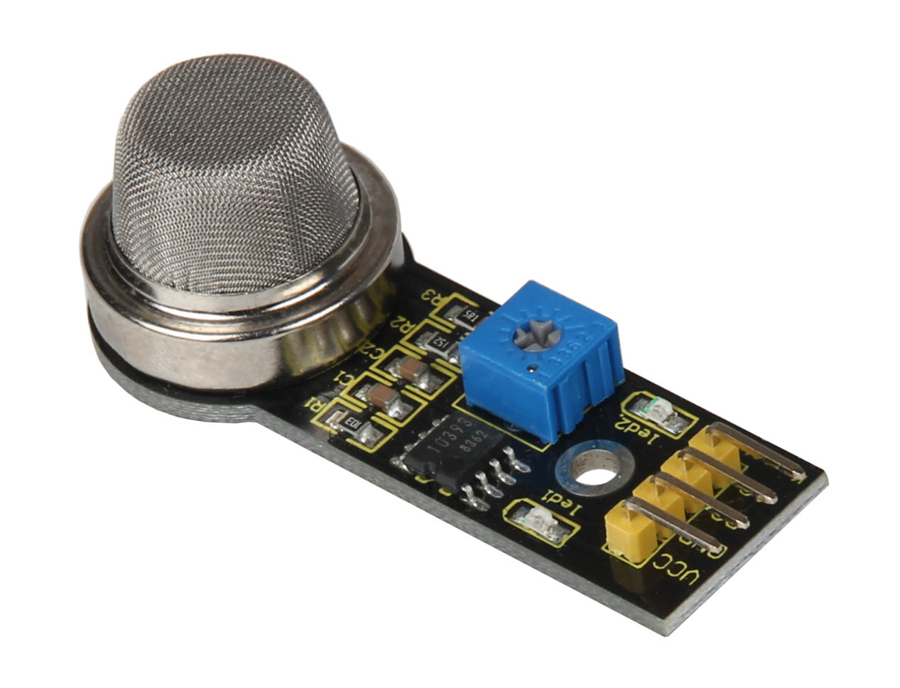 MQ5 Gassensor-modul LPG gasol och biogas