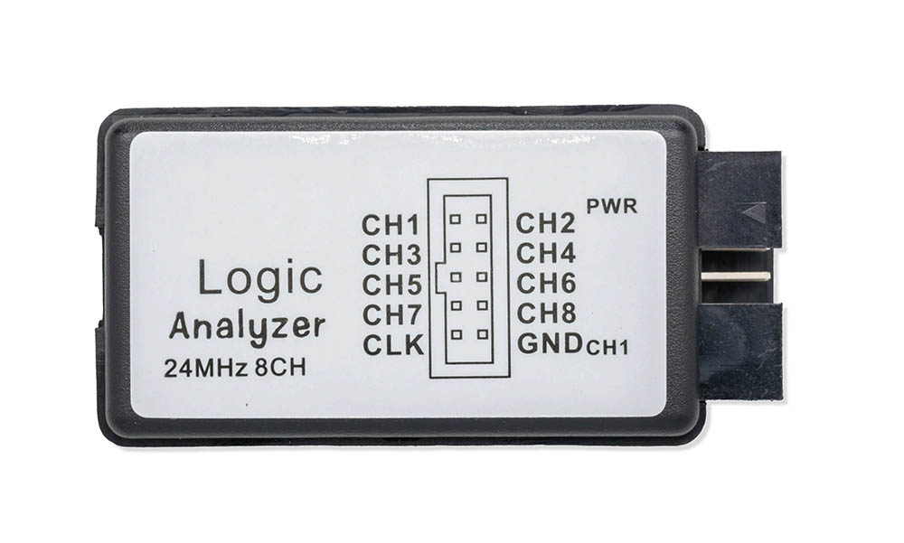 Logikanalysator 8-kan 24MHz USB-miniB