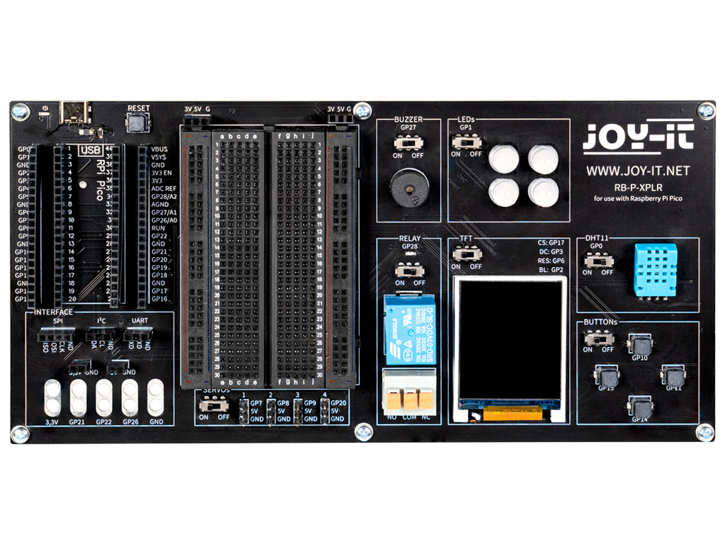 Explorer Board för Raspberry Pi Pico