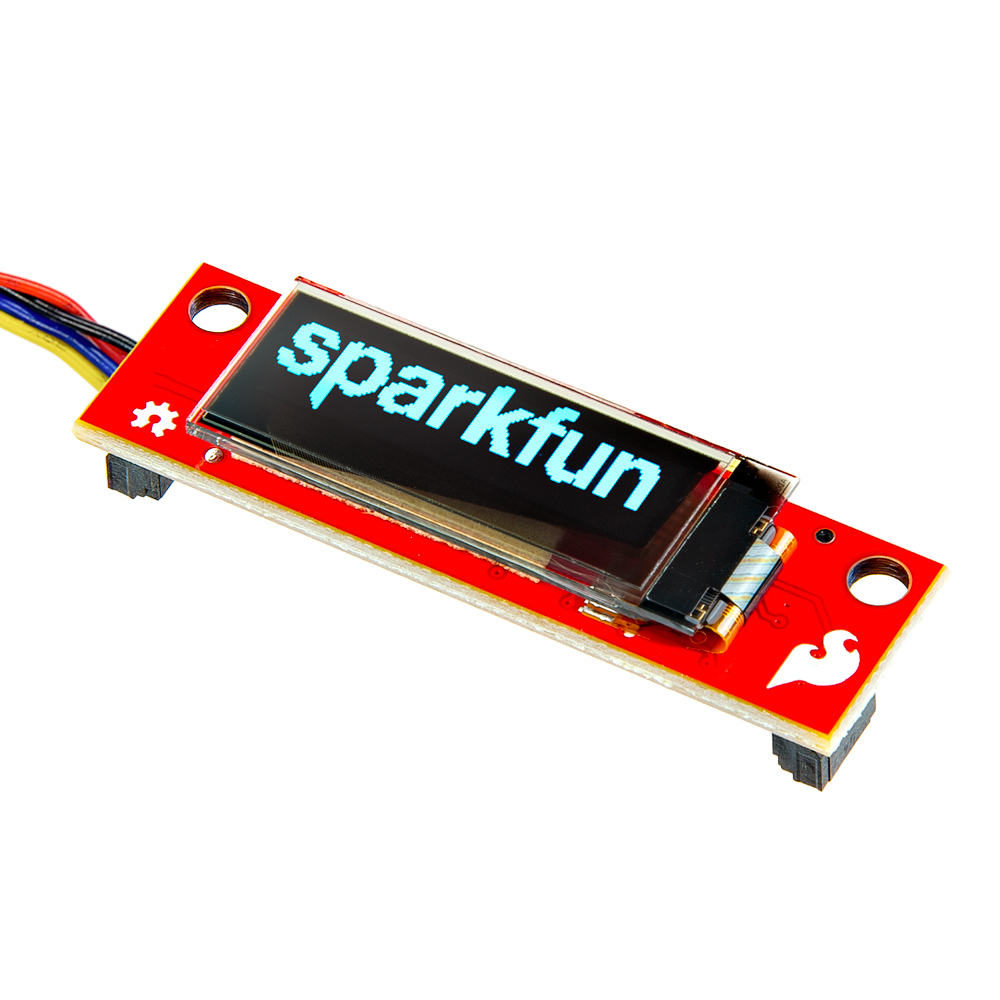 0.91" OLED 128x32px blå - Qwiic