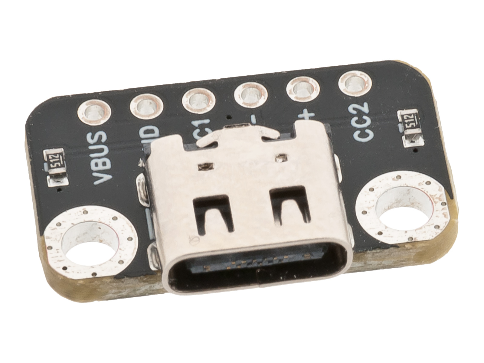 Anslutningskort USB-C hona 6-pin 3A
