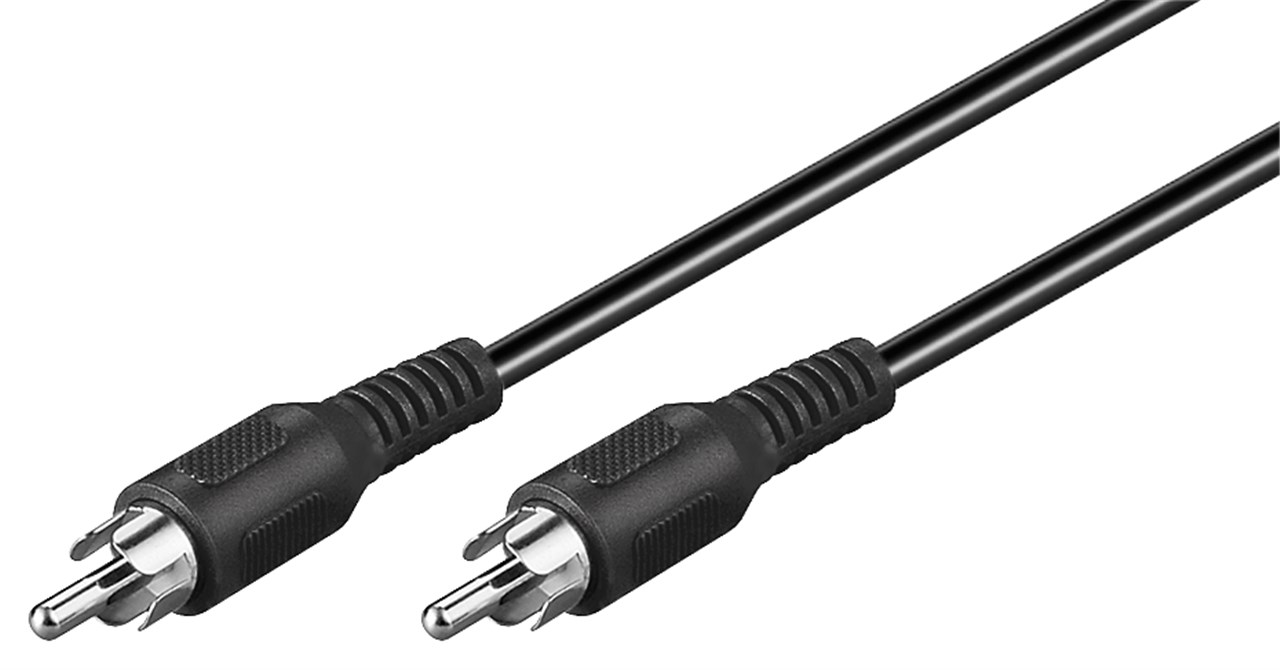 Audio-kabel RCA hane/hane 2m