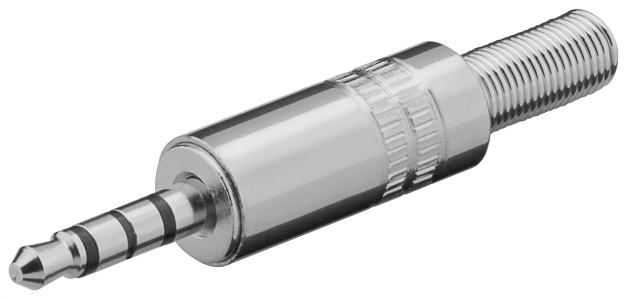 3.5mm hane 4-pol metall