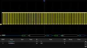 SENT trigger & decode SDS2000HD-SENT @ electrokit