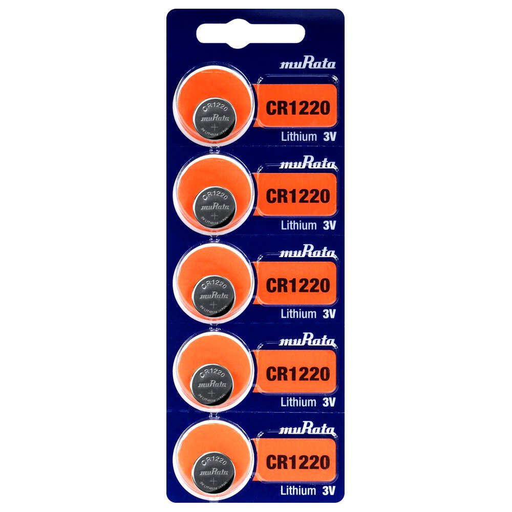 CR1220 batteri litium 3V 5-pack