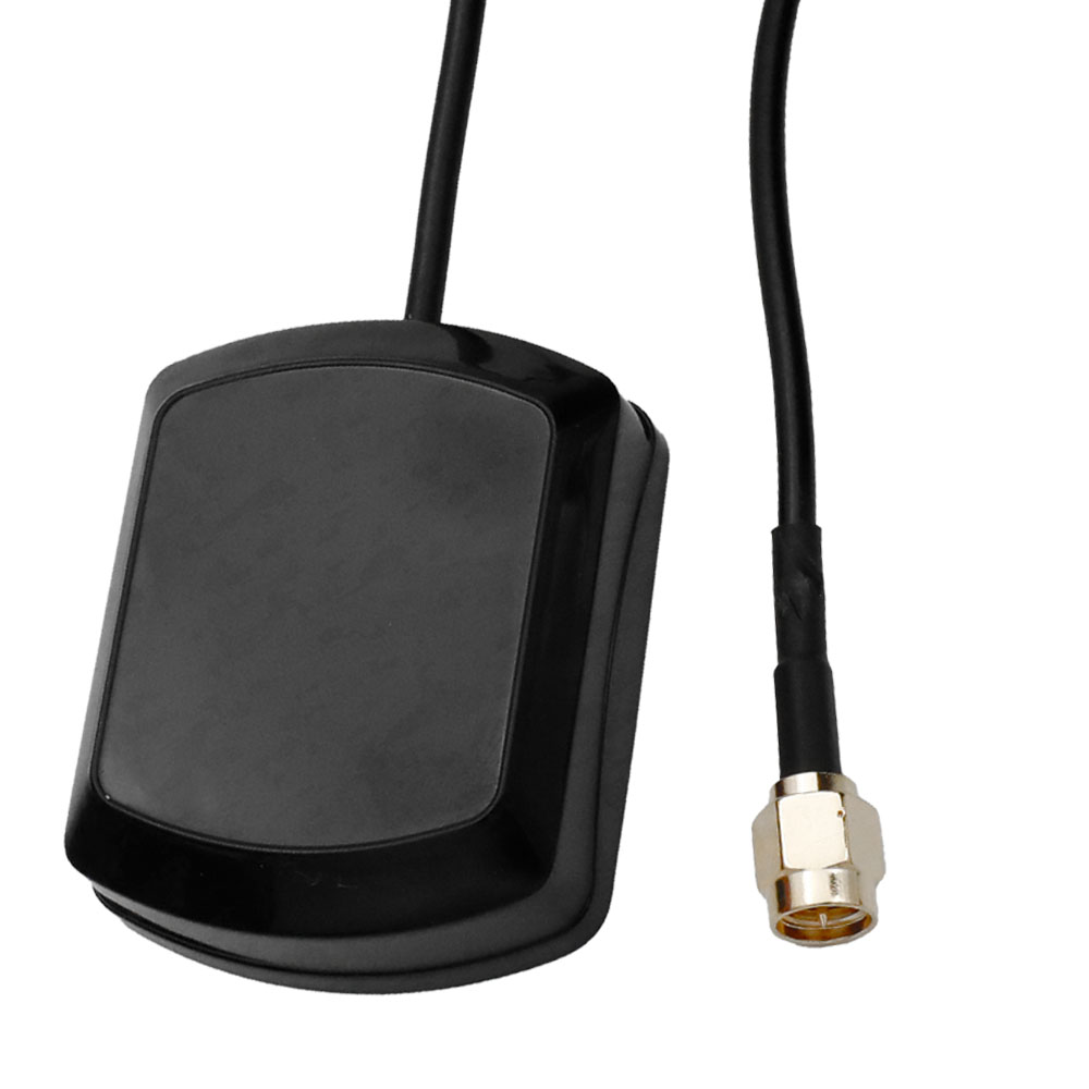 GNSS-antenn aktiv L1 magnetfäste SMA 5m