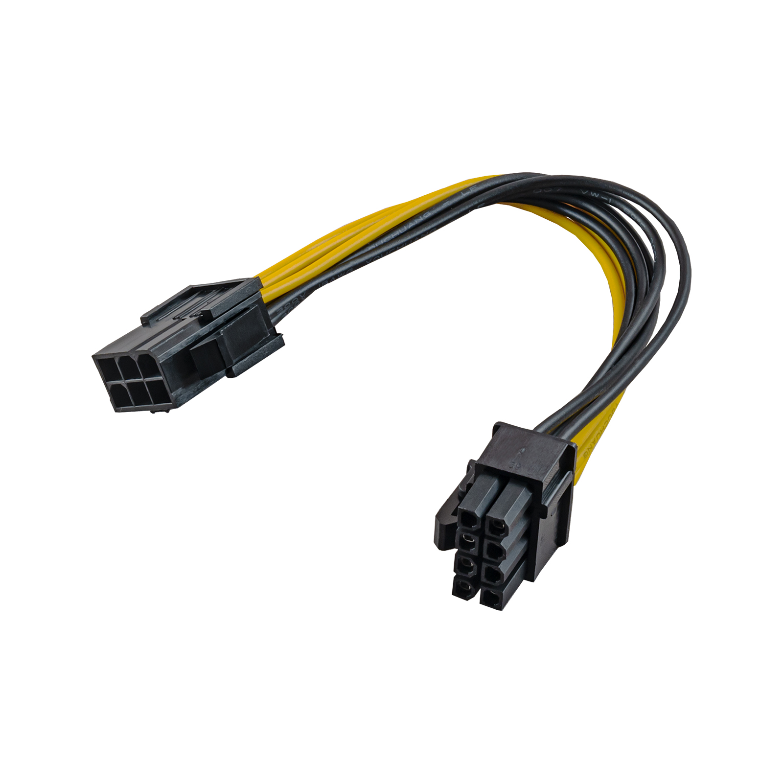 Adapterkabel PCIe 6-pin till PCIe 8-pin 0.2m
