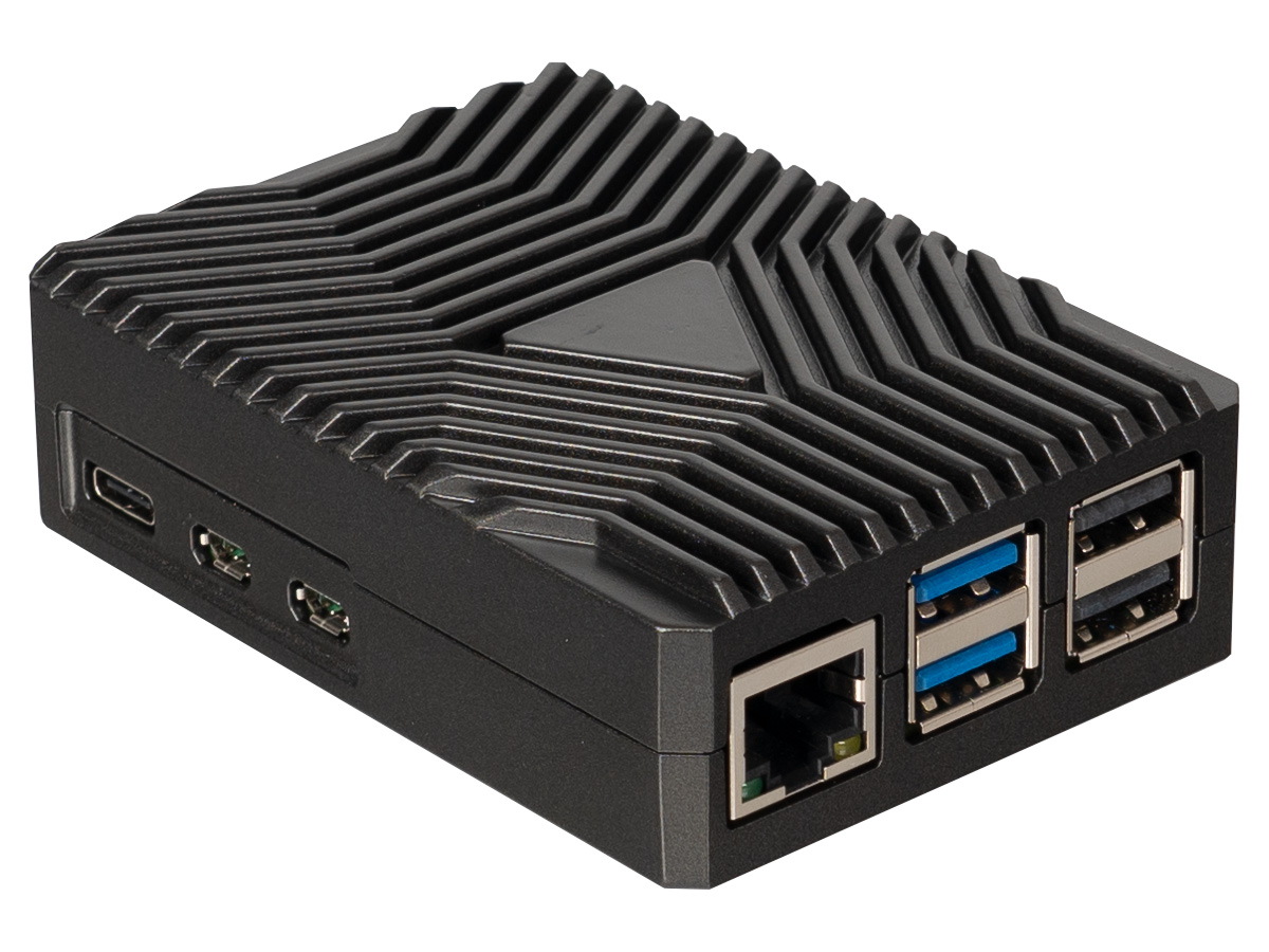 Aluminiumlåda för Raspberry Pi 5 - kylfläns